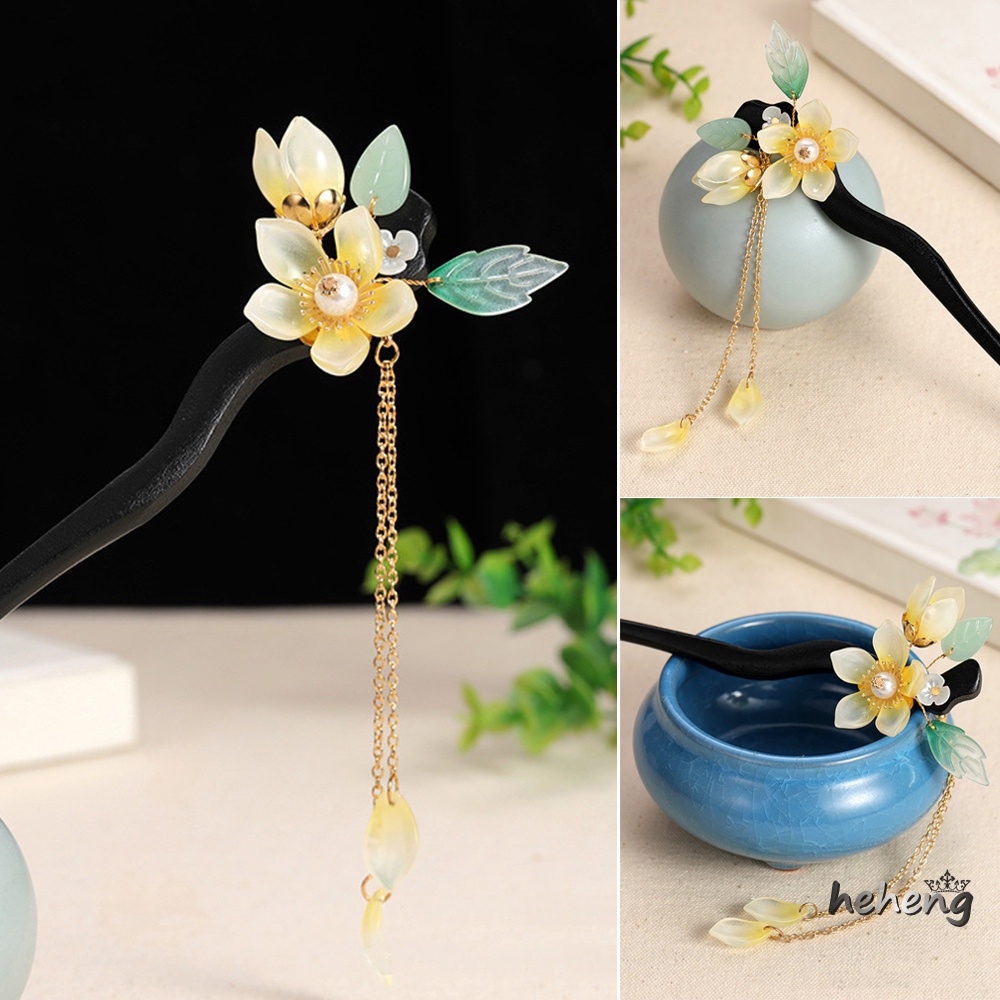 Trâm Cài Tóc Trung Hoa Bằng Gỗ Không Gây Dị Ứng