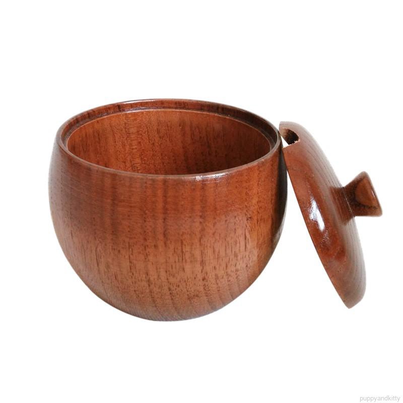 Hũ đựng gia vị bằng gỗ phong cách retro chất lượng