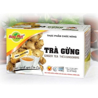 Trà gừng túi lọc - - hùng phát