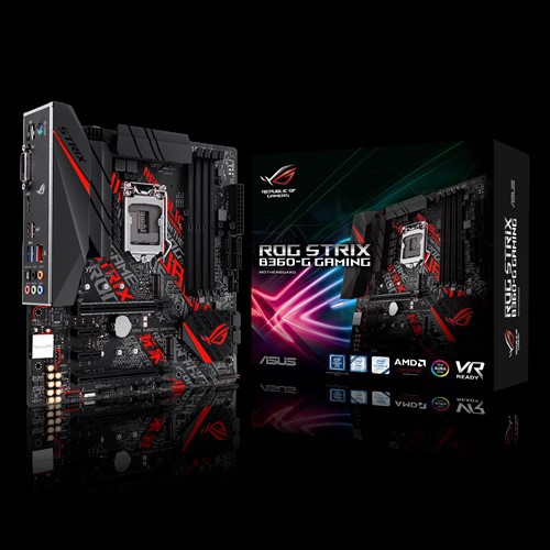 Mainboard ASUS ROG STRIX B360-G GAMING (Intel B360, Socket 1151, 4 khe RAM DDR4)