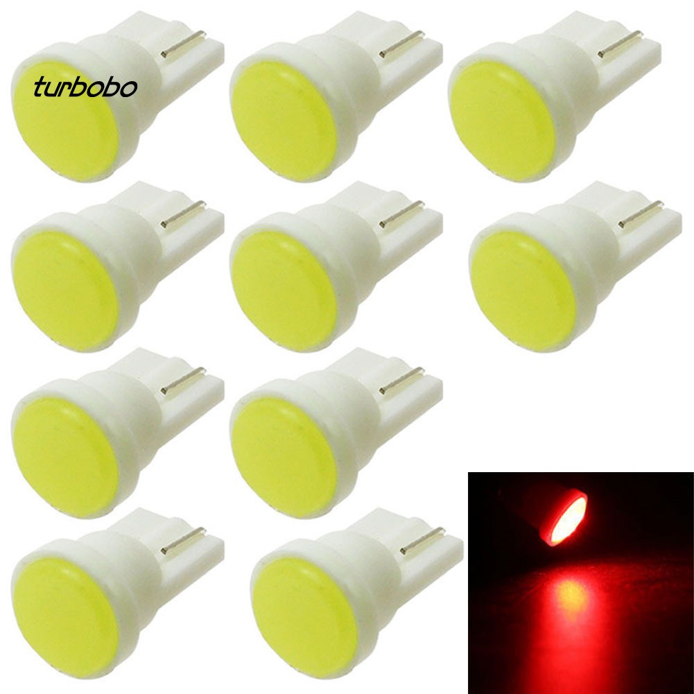 10 Bóng Đèn LED 12V T10 W5W Cho Xe Hơi