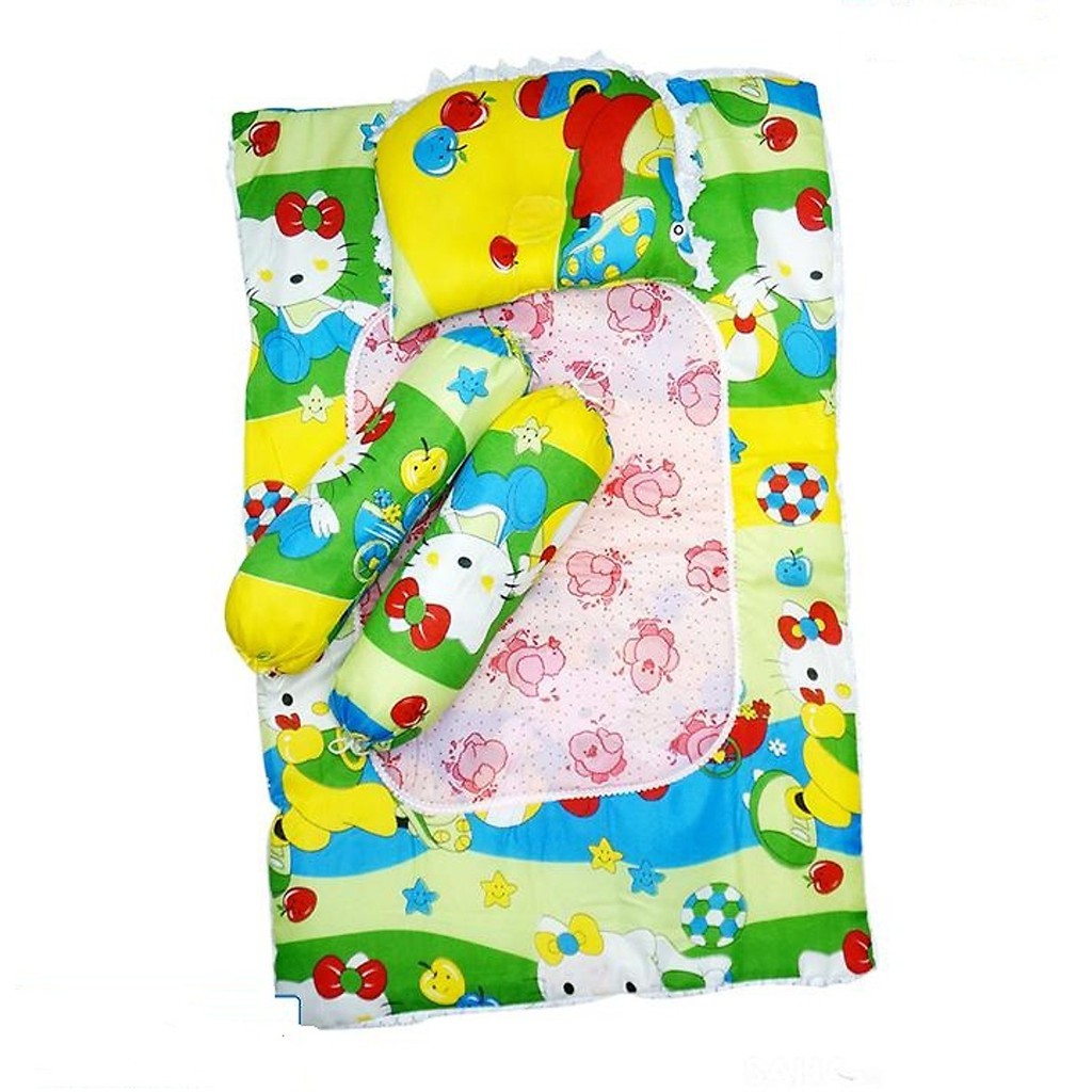 Bộ Gối Nệm Sơ Sinh Kate Cho Bé-Đủ Màu