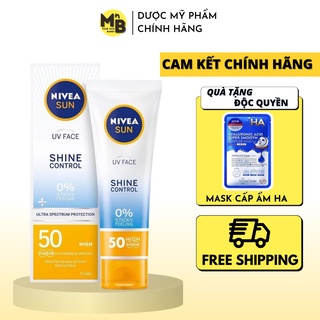 Kem chống nắng Nivea Shine Control Nivea UV Face Shine Control SPF50 50ml