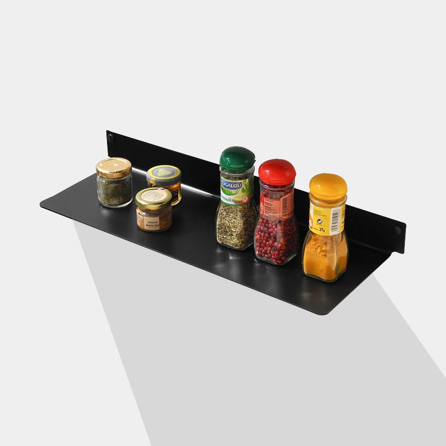 Kệ nhà bếp treo tường SMLIFE 4515 - Kệ treo tường bằng thép dày 1,6mm, sơn tĩnh điện Trắng/Đen hiện đại | BigBuy360 - bigbuy360.vn