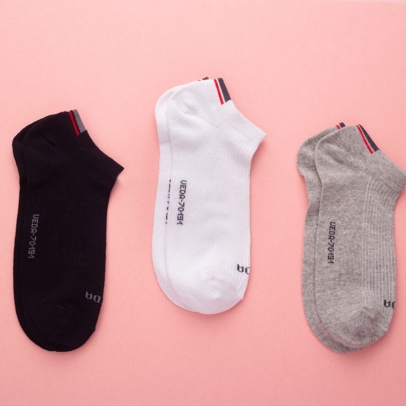 Tất Nam Ngắn cổ  Tất ngắn cổ UEDA  sợi cotton cao cấp công nghệ kháng khuẩn khử mùi , thoải mái