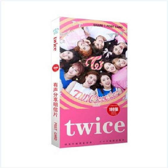 POSTCARD nhóm nhạc TWICE kpop idol thần tượng bưu thiếp ảnh xinh xắn