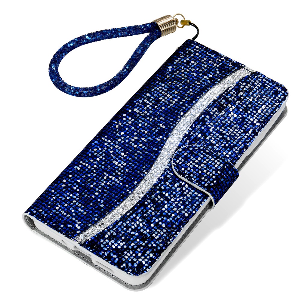 Bao Da Điện Thoại Dạng Ví Nắp Lật Đính sequin Lấp Lánh Cho Samsung Galaxy Note 20 Ultra 10 Pro Samsung Galaxy S20 S20 Plus Vỏ