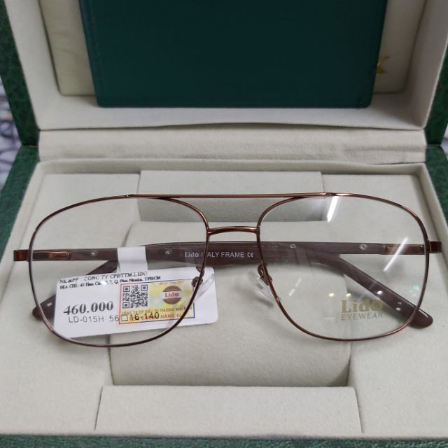 [Hàng chính hãng] Gọng kính LIDO titanium Italy Frame