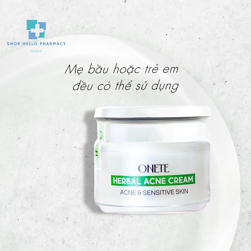 Kem bôi mụn ONETE 20g cho Da Dầu và Da Nhạy Cảm