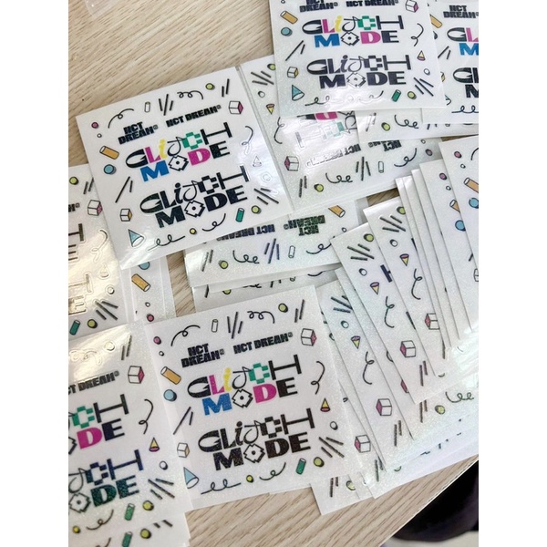Combo 5 sticker hàng đặt trước Synnara | album Glitch Mode - của NCT DREAM | Hàng chính hãng