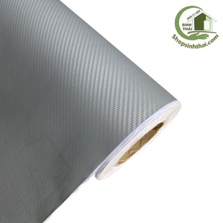 Decal dán xe carbon 3D màu xám nhám [50cm x khổ 120cm] Decal dán điện thoại, dán laptop, dán tường, kính