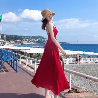 %THỜI TRANG NỮ ❣️FREESHIP❣️ĐẦM maxi hai dây hở lưng
