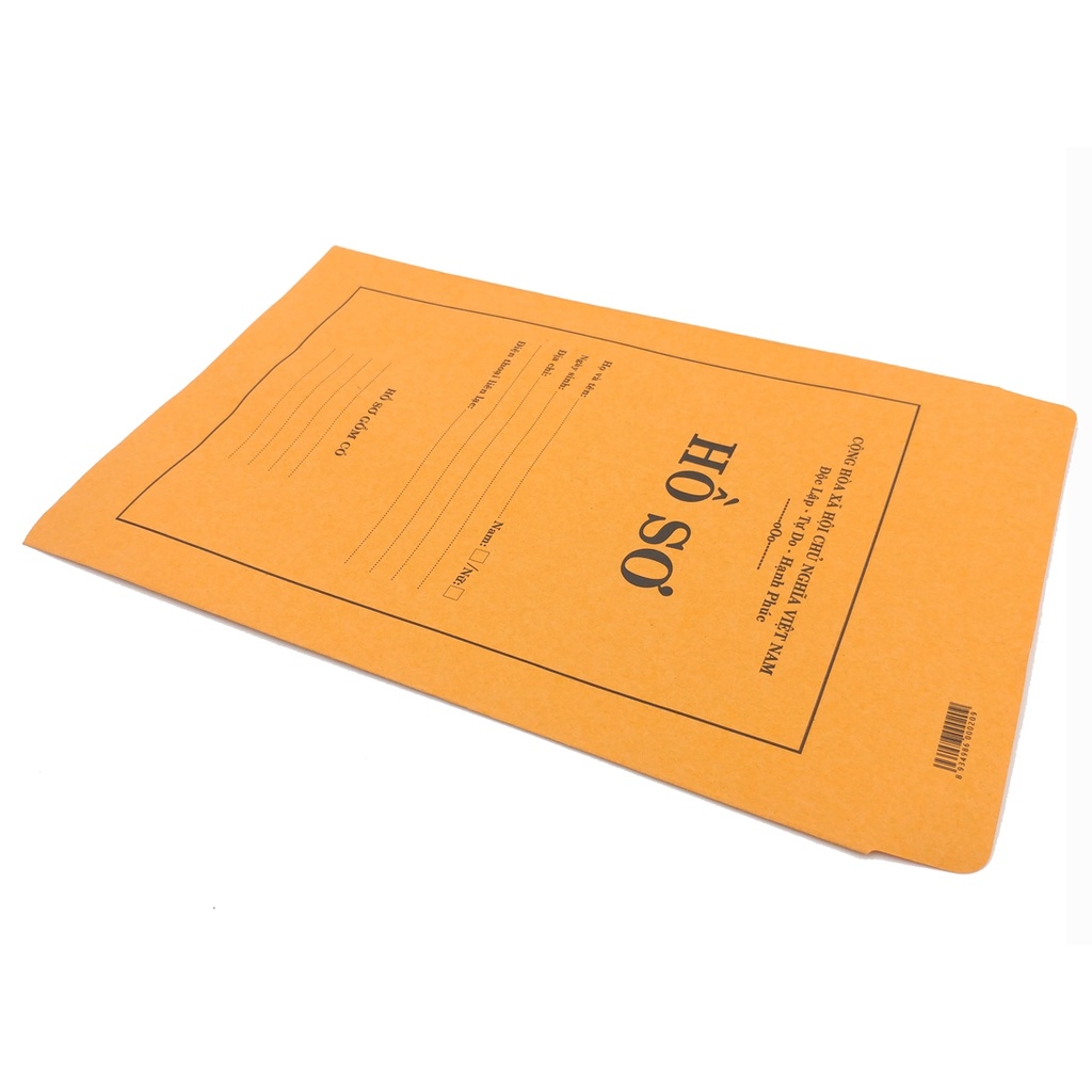 Bìa Hồ Sơ Xin Việc/ Bao Thư A4 Có In - Màu Cam/Màu Trắng