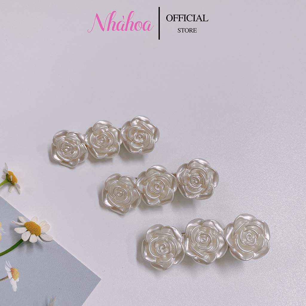 Kẹp Bông Hoa Xinh Yêu Cho Mái Tóc