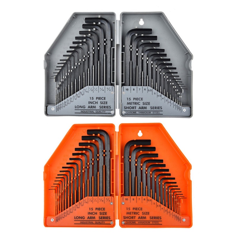 Set 31 Chìa Khóa Lục Giác Dạng Dẹt Kích Thước 0,7Mm-10mm)/(0.028&quot;-3/8) Chuyên Dụng