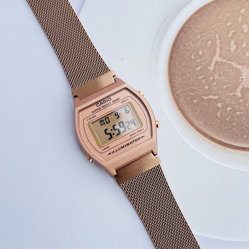 Đồng hồ nữ dây mesh lưới sang trọng b640wmr-5a chính hãng fullbox