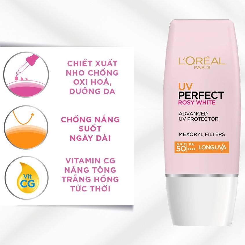 L'oreal - Kem chống nắng L'Oreal Paris UV Perfect SPF50+ PA++++ (15ml-30ml)