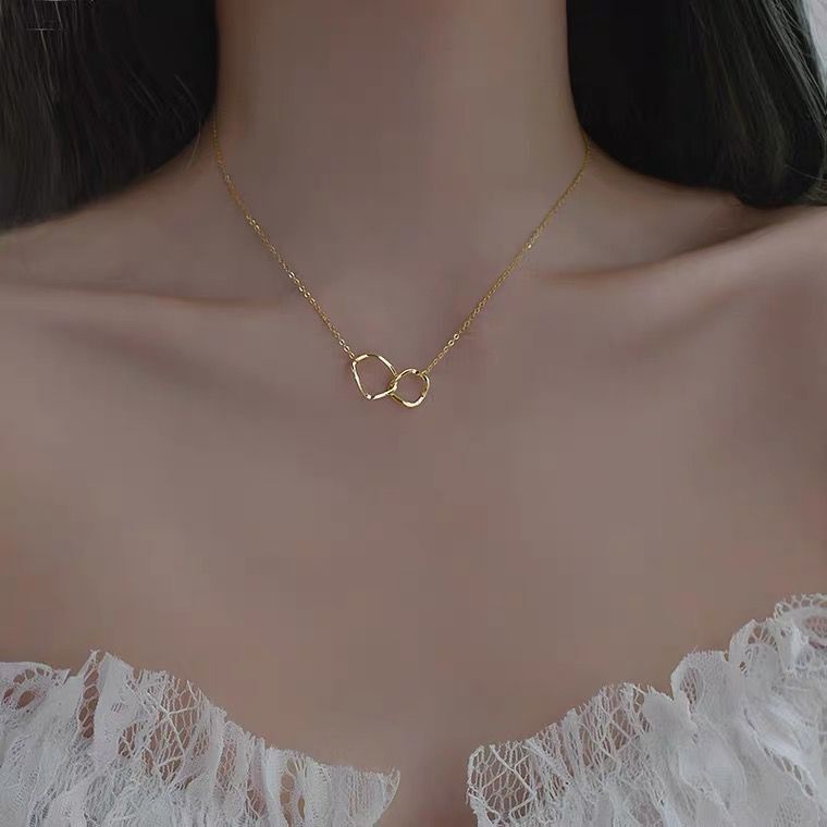 Dây chuyền mạ vàng sợ mảnh dể thương dành cho nữ - Mely D125