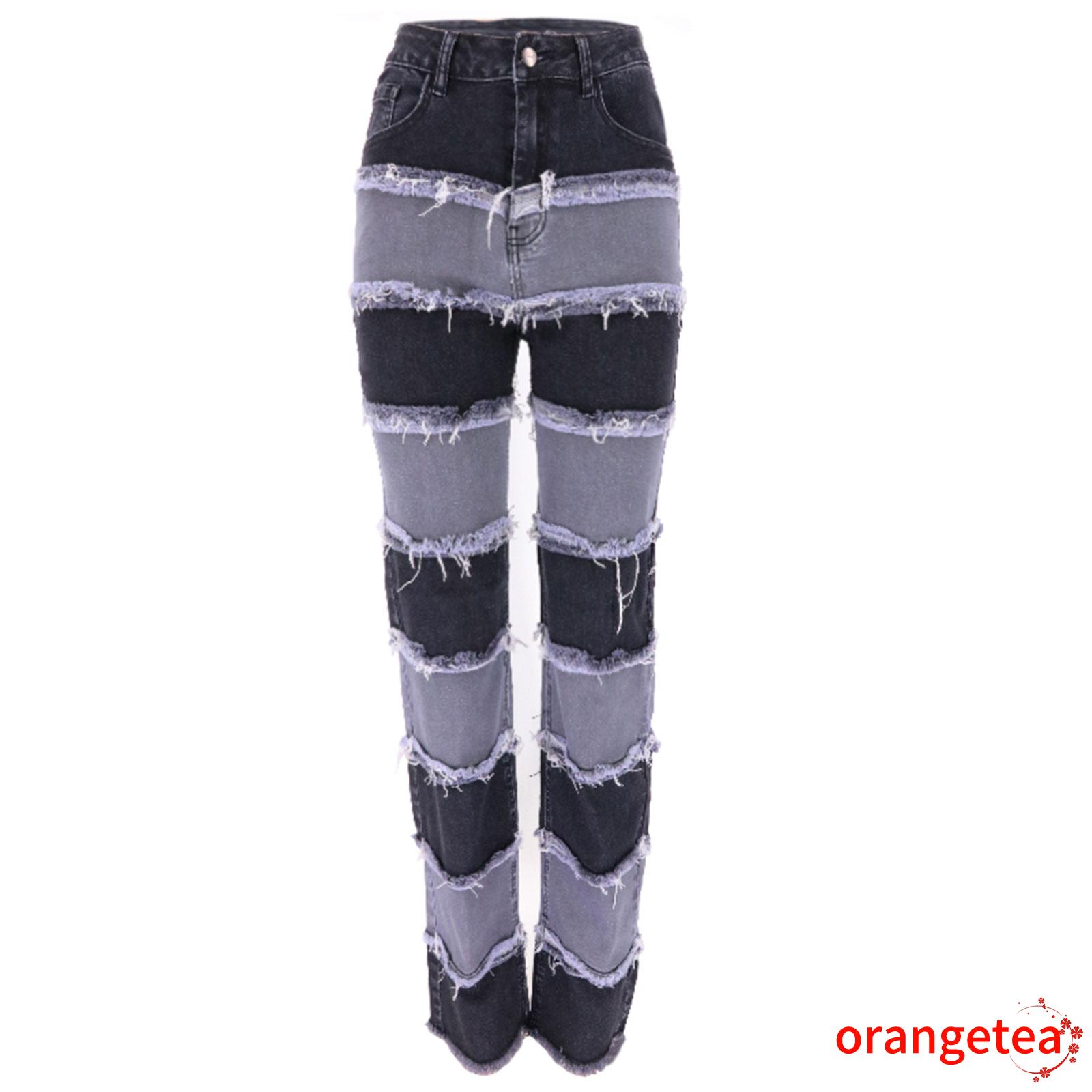 Quần Dài Jean Nữ Ống Rộng Thời Trang Cá Tính | BigBuy360 - bigbuy360.vn