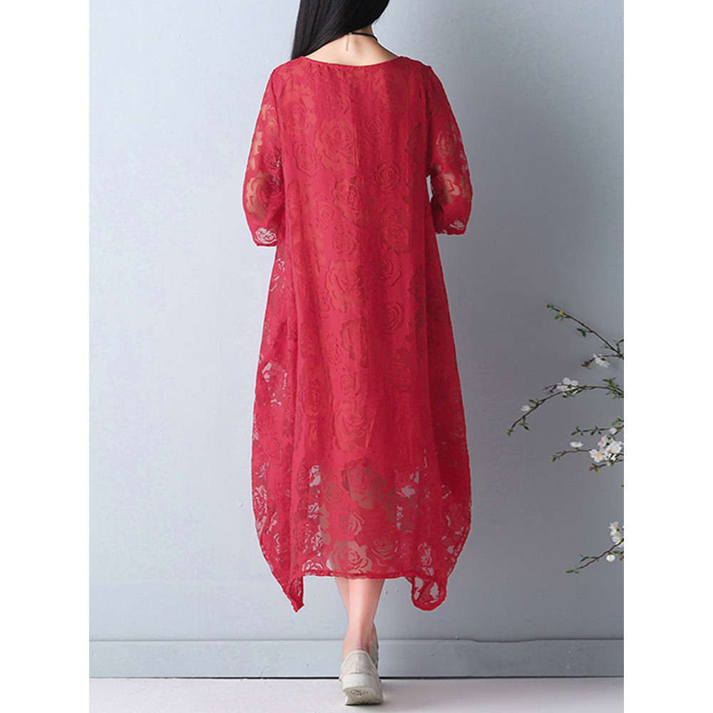 Đầm maxi suông dài thời trang big size