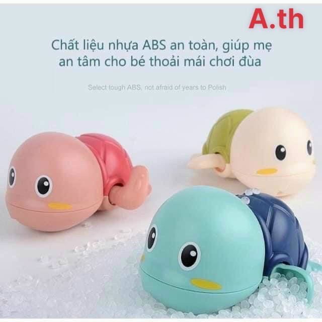 Đồ chơi nhà tắm Rùa Vịt vặn dây cót bơi trong nước cho bé