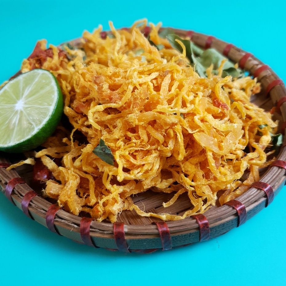 500G Khô gà lá chanh sấy khô đồ ăn vặt ngày tết đi picnic Thanh Organic | BigBuy360 - bigbuy360.vn