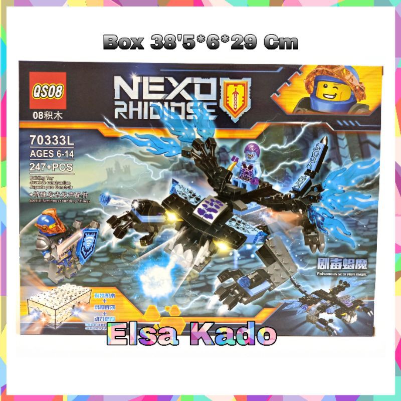 Lego Đồ Chơi Mô Hình Nhân Vật Nexo Nexu Nick Knight 70333l