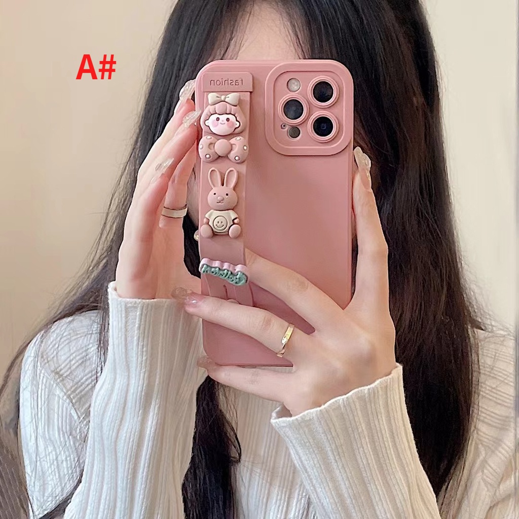 Ốp Điện Thoại 3D Kèm Dây Đeo Cho Samsung A10 A23 A30 A50 A11 A31 A10S A20S A21S A51 A71 A02 A02S A03S A12 A22 A32 A52 A72 4G / 5G M02 M11 S21