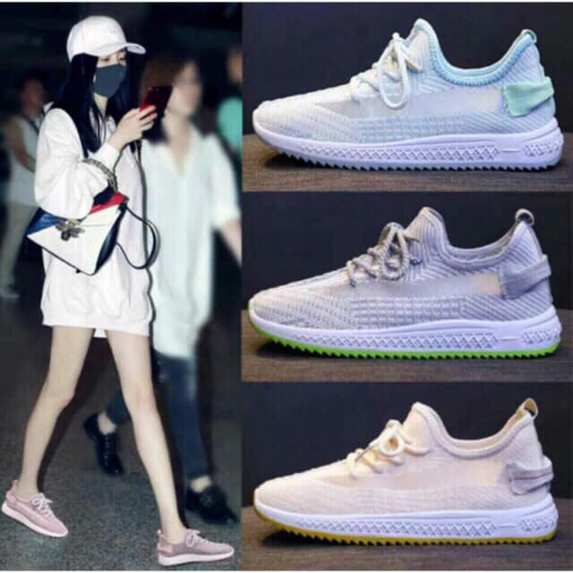 Xả hàng Giày thể thao đế siêu dẻo HAL31345 ĐẾ CAO 2CM