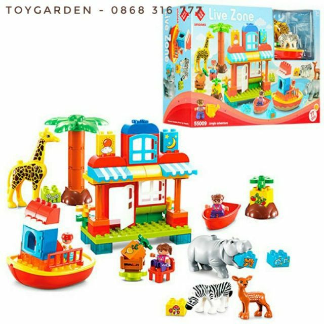 [DUY NHẤT SHOPEE] Lego duplo smo neo sở thú  vui nhộn(bộ to)