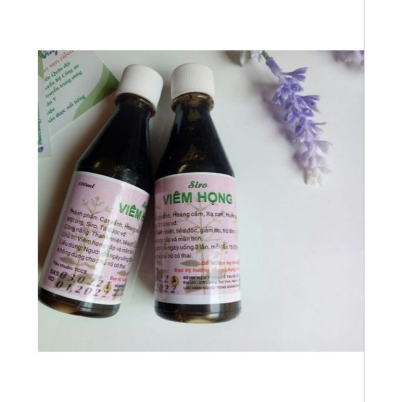 SI RÔ VIÊM HỌNG - Y Học Cổ Truyền Bộ Công An