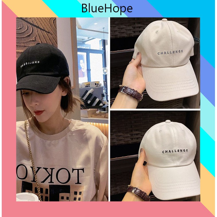 Mũ Lưỡi Trai ❤️ Nón kết thêu chữ Mũ Nam Nữ Che Nắng Nhiều Màu Phong cách Ulzzang form unisex nam nữ M10