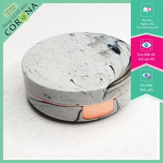 Khay gương đựng lens vân đá cao cấp