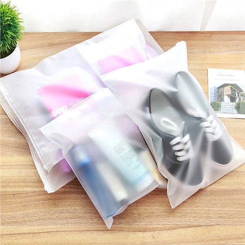 Túi zip khoá lụa mờ đựng quần áo, giày dép, mỹ phẩm, đồ trang điểm, phụ kiện cá nhân dẻo dai bền tiện dụng đủ size