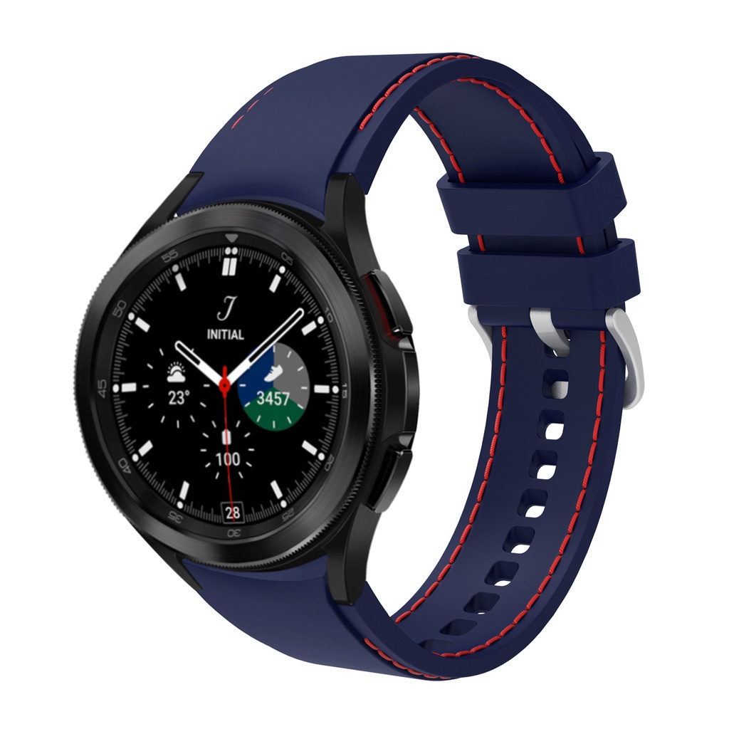 Dây đồng hồ chất liệu silicon 20mm cho đồng hồ thông minh Samsung Galaxy Watch 4 Classic 46mm 42mm Watch4 44 / 40mm