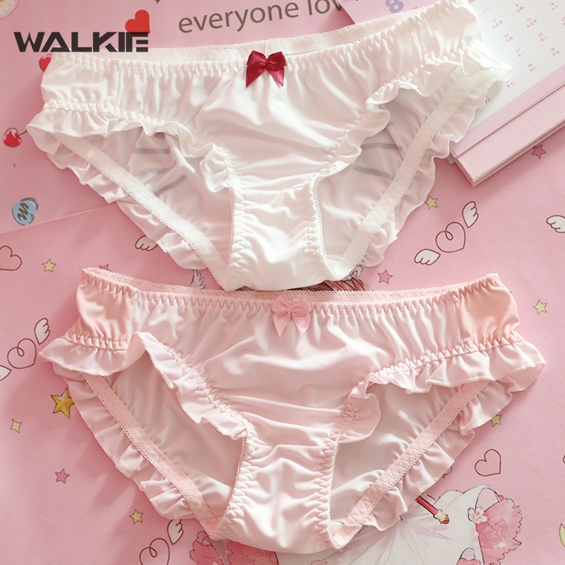 Walkie Sanrioed My Melody Cinnamoroll Purin Quần Lót Cotton Lụa Sữa Mỏng Lưng Thấp Liền Mạch Anime Kawaii