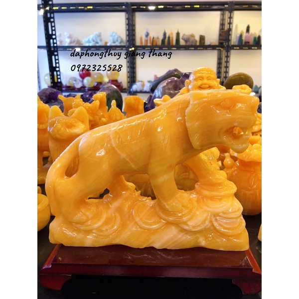 Tượng Hổ Đá Ngọc Hoàng Long Phong Thuỷ