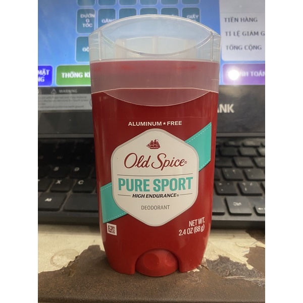 Lăn Nách Sáp Khử Mùi Old Spice Pure Sport - 14g & 68g