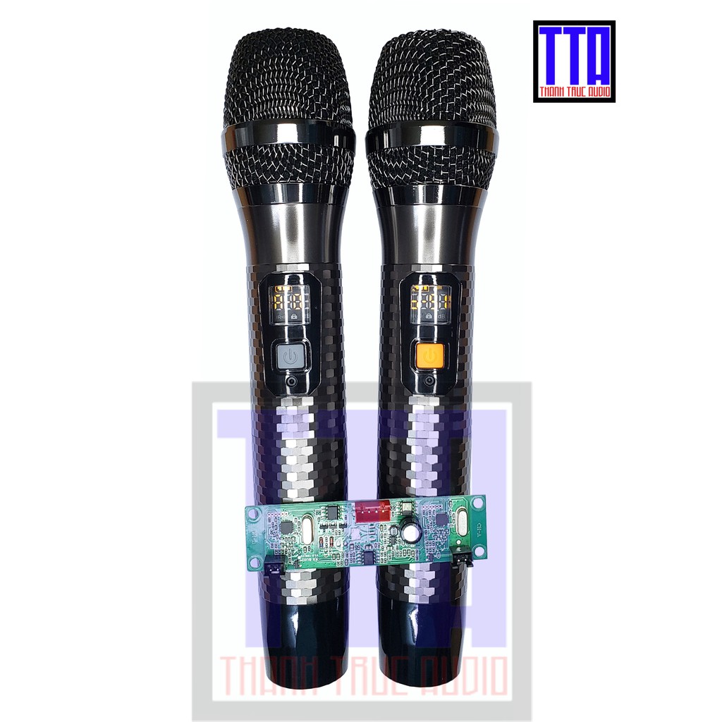 Micro loa kéo wireless UHF Z05D set sóng - loại 1 đầu nhôm - Đen