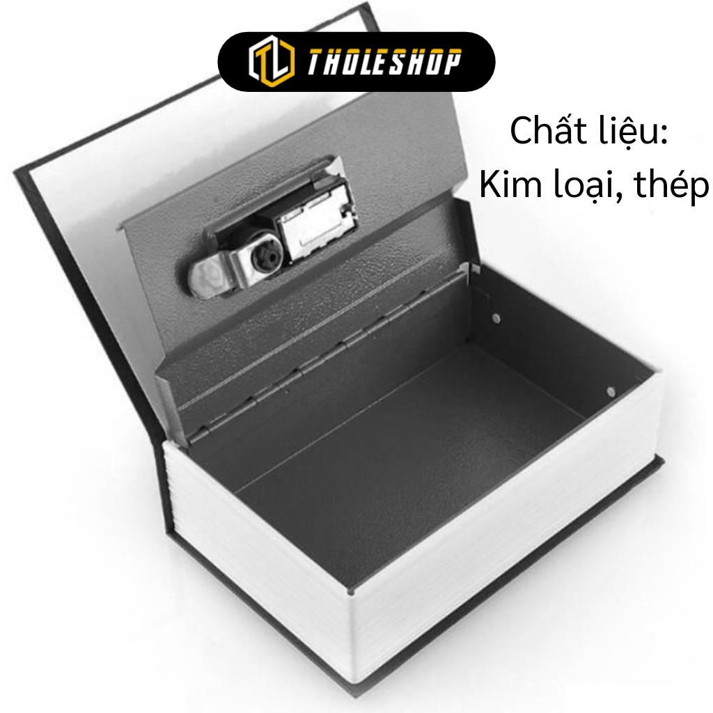 Két Sắt Mini - Két Sắt Hình Quyển Sách Giữ Tiền Thiết Kế Sáng Tạo Dùng Chìa Khóa 3731