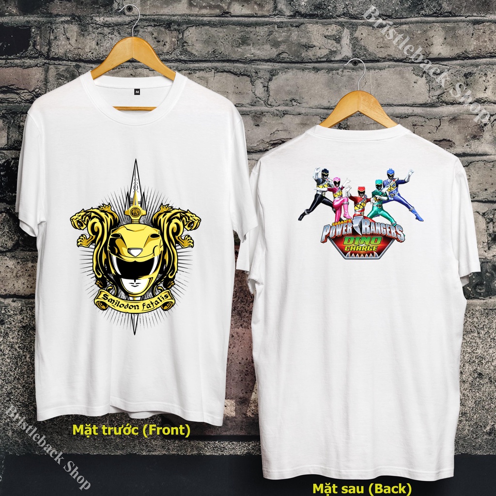 [ƯU ĐÃI] 🎁Áo Power Rangers - Áo 5 anh em Siêu Nhân - Power Rangers T-Shirt phong cách - EPRS-009
