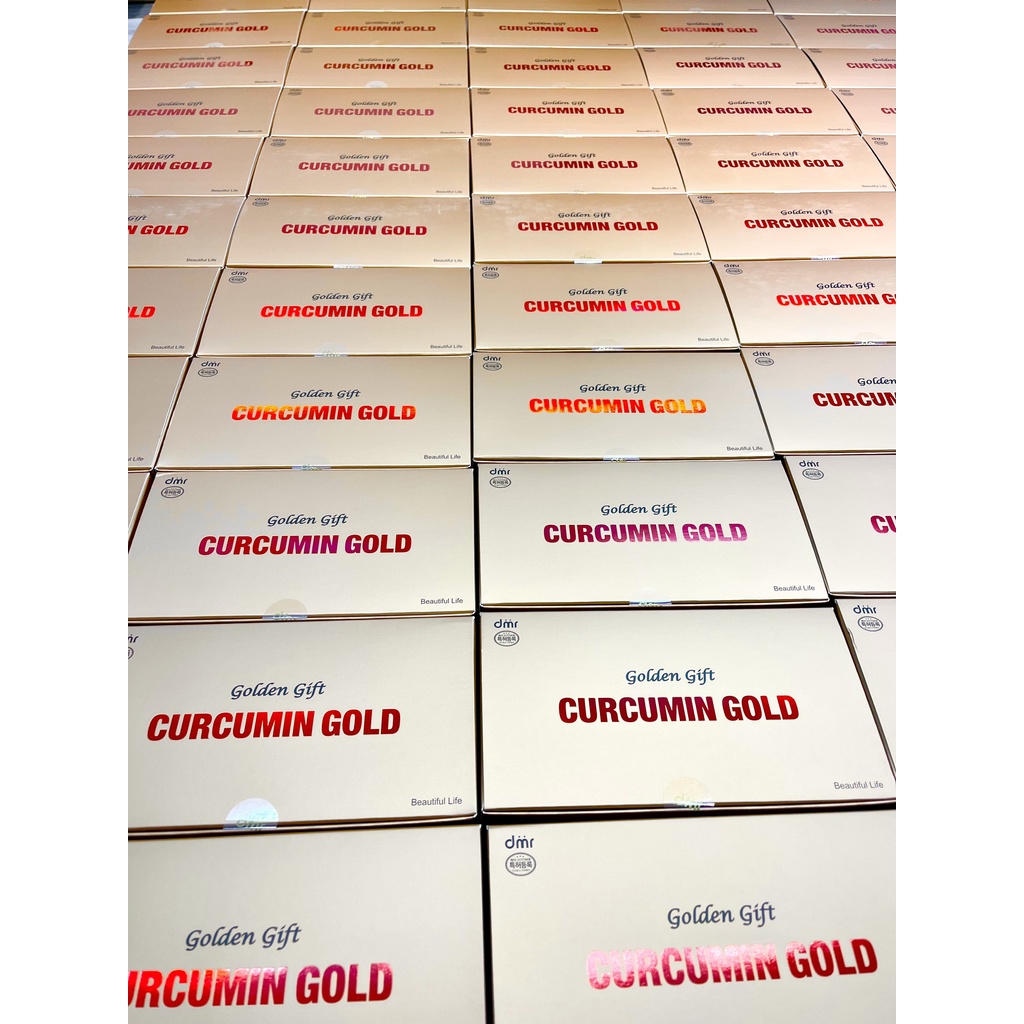 Tinh nghệ NANO CURCUMIN GOLD đẹp da, giữ dáng, chống lão hóa Hộp 100 tép