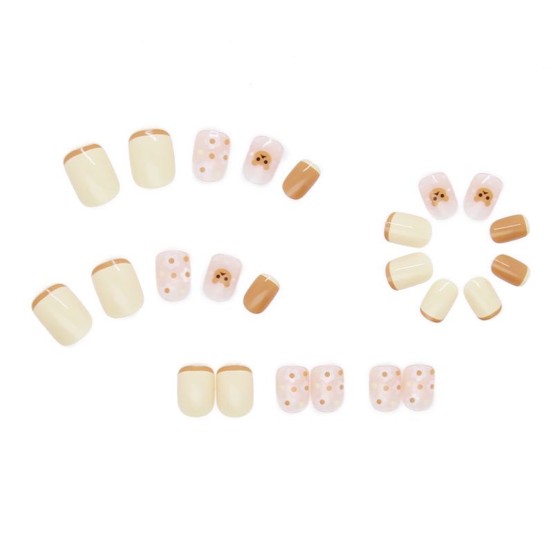 Set 24 Móng Tay Giả Có Thể Tháo Rời Chất Lượng Cao