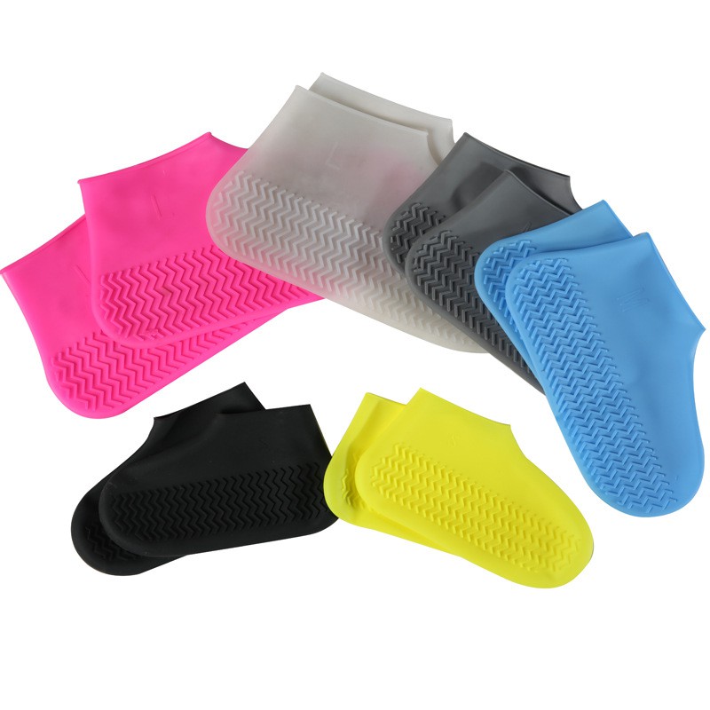 Bọc Giày Đi Mưa Chống Trượt Silicon Đàn Hồi - Dành cho Nam và Nữ (Màu đen)