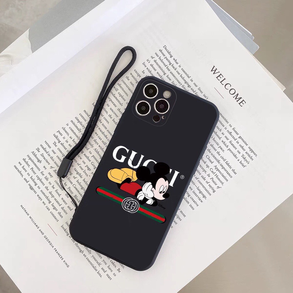 Ốp lưng iphone hình micky cạnh vuông 5/5s/6/6plus/6s/6splus/7/7plus/8/8plus/x/xr/xs/11/12/pro/max/plus/promax/13/13proma