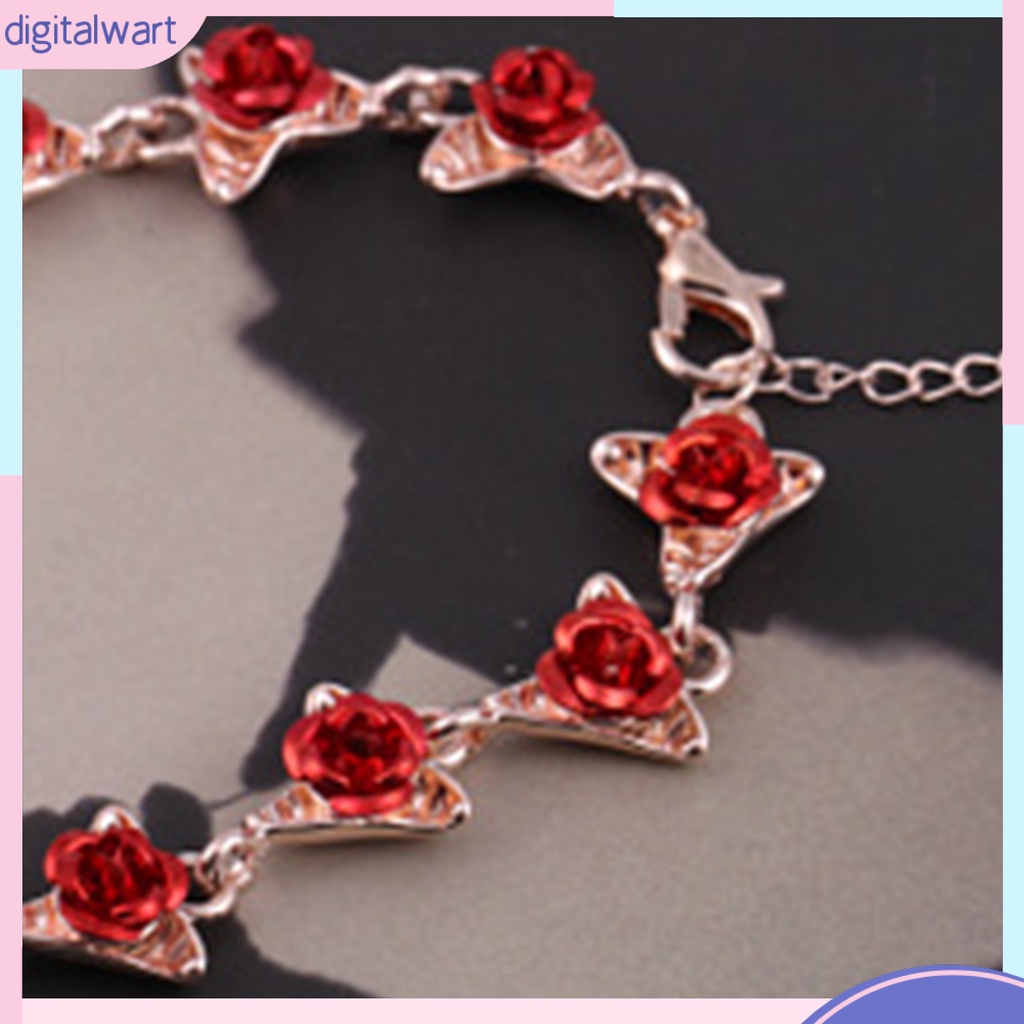 DGW_ Decorative Bracelets Delicate Valentine Hand Chain Durable for Gifts