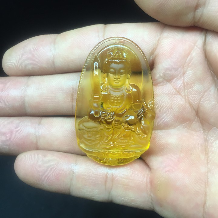 Phật Hộ Mệnh Tuổi Mão - Văn Thù Bồ Tát Màu Vàng