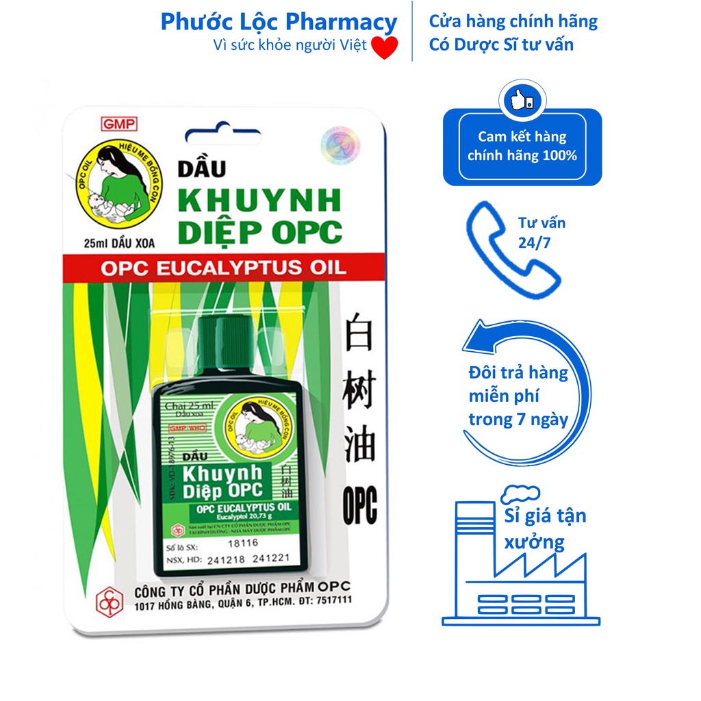 Dầu Khuynh Diệp Opc dùng cho trẻ sơ sinh / Dầu Mẹ Bồng Con