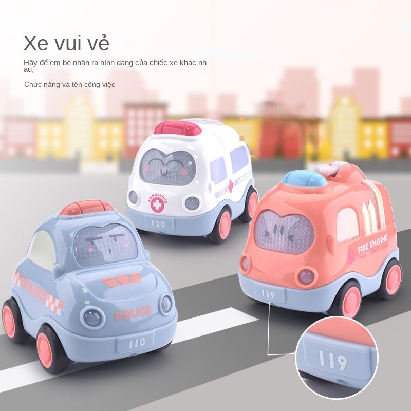 Xe Hơi Đồ Chơi Ttd275 Có Đèn Và Nhạc Cho Bé Trai 0-3 Tuổi