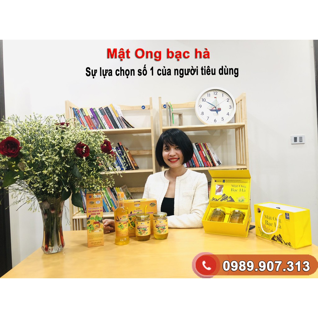 (FREE SKIP) MẬT ONG BẠC HÀ 1 Lít (Mint Bee)